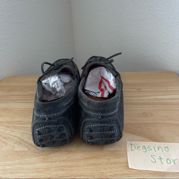 Frye Moccasin Driving Suede Lace Front Loafers - Picture 3 of 7